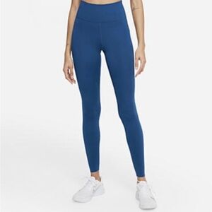 Nike One Lux Dri-Fit Leggings Court Blue Size Small